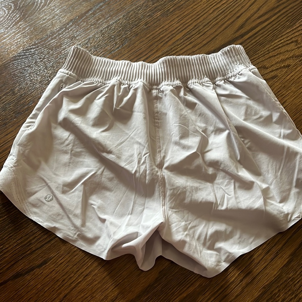 4 inch lululemon grey shorts size 4 **NEVER WORN
